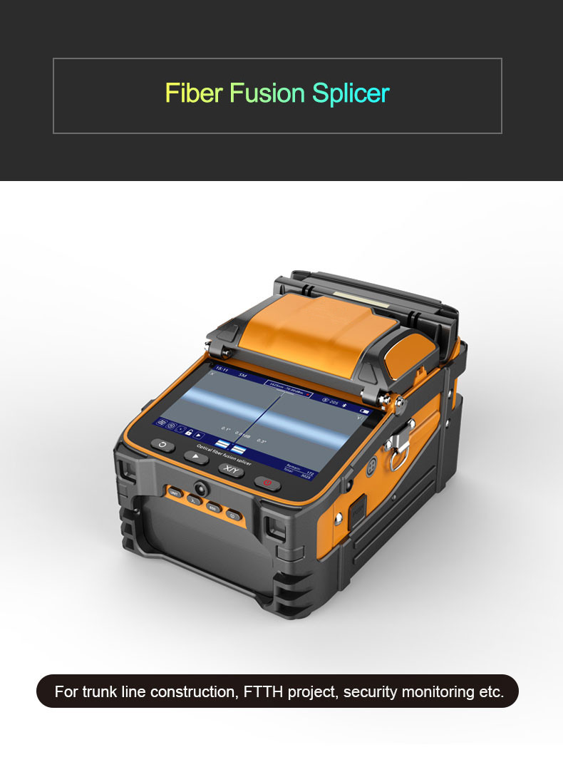 AI-9 Fiber Optic Splicing Machine , Automatic Optical Fiber Fusion Splicer