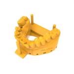 Yellow Precision Photosensitive Resin Planting Model 3d Dental Resin