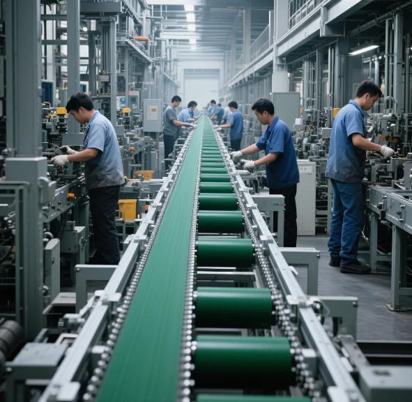 The universal double-speed chain production line is suitable for a variety of