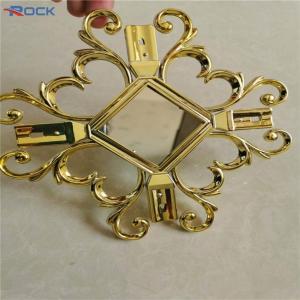 China Rose Gold Windows Georgian Bar Flower Decorative Hardware factory