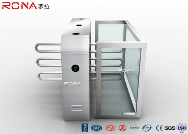 Stainless Steel Material Electronic Turnstile Access Control System 450mm Arm