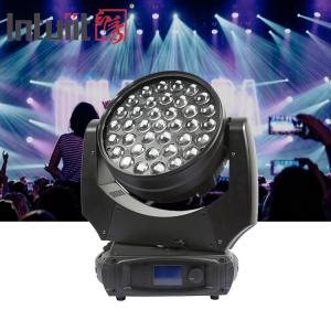 China Professional 37x10W High Power Wash Moving Head Light For Concert Stage Lights Equipment factory