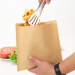 Offset Printing Laminated Stand Up Kraft Snack Sacks
