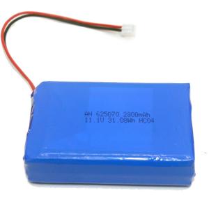 China IEC62133 3S 11.1V 2800mAh Li Polymer Battery Pack factory