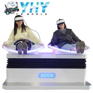 China FRP Shape VR Arcade Equipment 60HZ Double Players 3D Virtual Reality Simulator factory