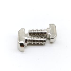 China Grade 4.8 Solar Panel Fasteners Nickel Coating Hammer Head T Bolt DIN 186 factory