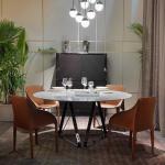 Custom Leather Cover Brizia Chair / Trussardi Casa Bedroom Furniture