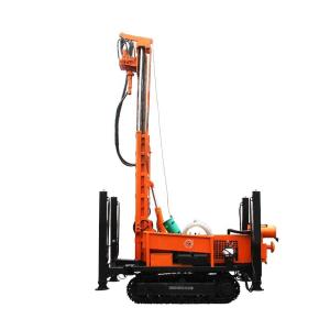 China Diesel Power 260m Water Well Rock Pneumatic Drilling Rig factory