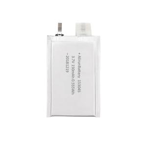 China Ultra Slim LiPo Battery 3.7V 150mAh Rechargeable Lithium Polymer Battery factory