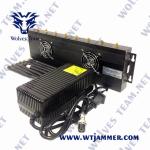 3G 4G 5G GSM Lojack Mobile Phone Blocker AC100V 35W GPS VHF UHF Jammer