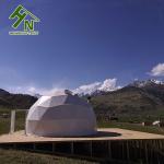 Four Person Geodesic Dome Tent Transparent For Exhibitions