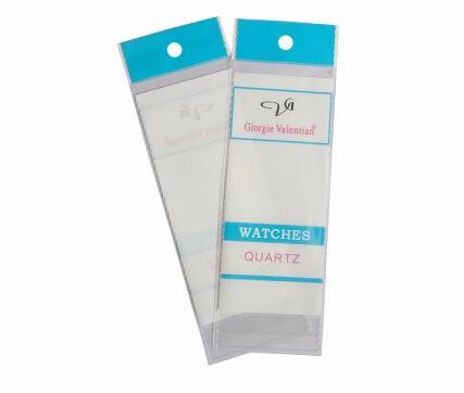 China manufacturer resealable header opp self-adhesive clear plastic bag factory