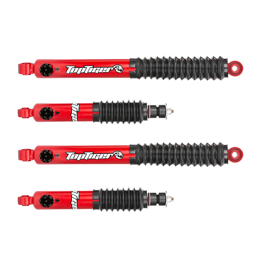 57mm Outer Shell Adjustable Gas Shock Absorbers For Isuzu Trooper Twin Tube Off Road