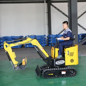 China Agricultural Digging Trenches 1000kg Lithium Battery Mini Excavator Electric Small Digger factory
