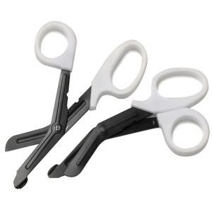 China High quality surgical black/white professional scissors bandage scissors cutting scissors factory