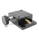 Aluminum Alloy Material XYZ Linear Stage X Axis Black Anodizing