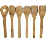Stylish Design Bamboo Cooking Utensil Set No Plastic No Petrochemicals No