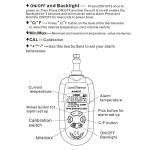 Electronic Food Grade SS Quick Read Meat Thermometer