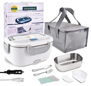 China Power 40W/60W Electric Lunch Box Easy to Clean 304 Stainless Steel factory