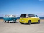 VW classic camper MPV Volkswagen ID Buzz. 2023-electric robort large space