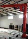 Lifting Height 5-20m Pillar Mounted Jib Crane Remote Controller