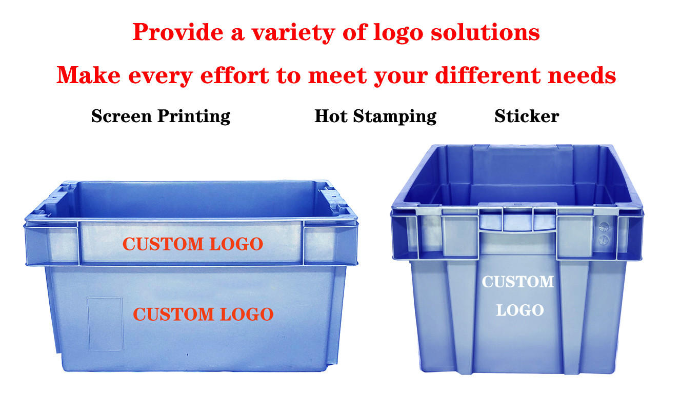 600*300mm Nestable Storage Plastic Moving Stackable Heavy Duty Container