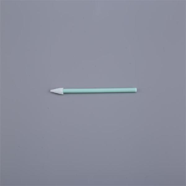 China Lightweight Cleanroom Microfiber Swabs Pointed Tip For Electronic Cleaning factory