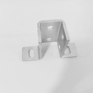 China 12 Gauge Zinc Plated Steel 10 Ft. Strut Channel Fittings With 4 Holes Base factory