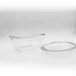 4L 4.5L 6.5L Glass Baking Dish Heat Resistant Glass Pizza Pan