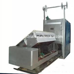 China 7500×1800×1500mm Bogie Hearth Furnace Heat Treatment Gas Fired Chromium Steel factory