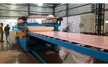China Automatic WPC Foam Board Machine With Double Conical Screw For Toilet / Bath Cabinet factory
