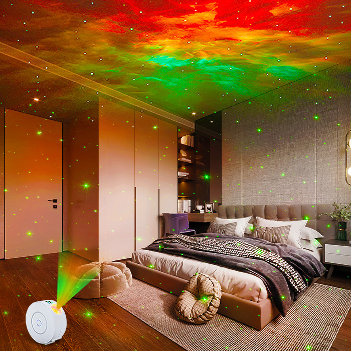 Practical RGB Smart Night Light Projector , Multipurpose Alexa LED Star Projector