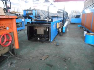 China Hydraulic Cutting Portable Gutter Roll Forming Machine For Downspout factory