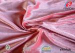 polyester Korea velvet fabric, polyester spandex 4 way stretch velvet fabric for