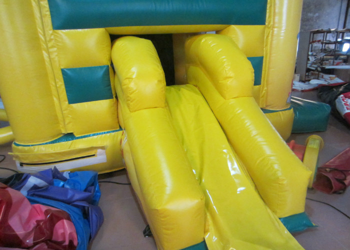 Cute spongebob inflatable combo / inflatable bouncer house / 2 in 1 inflatable combo