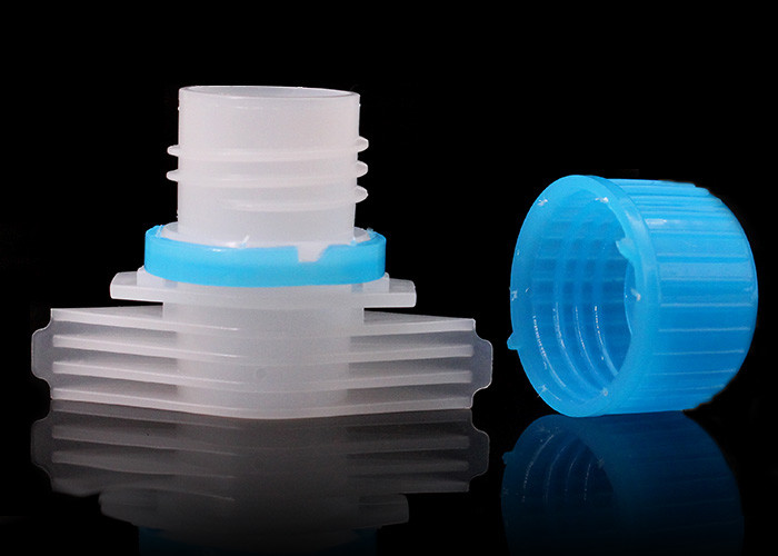 White Spout Top Caps Sealing on Self Stand Upright Compound Bags