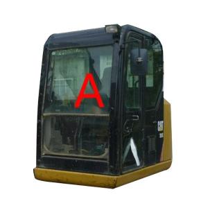 China E307E CAT307E CATERPILLAR Cab Glass White Front Windscreen Glass factory