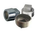 Square Head Stainless Steel Threaded Pipe Fittings Threaded Plug 304 BSP ASME