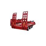 3 Axles 4 Axle Gooseneck Low Bed Hydraulic Lowboy Truck Semi Trailer With 1310mm