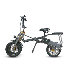 China 48V 12A 14 Inch Folding Three Wheel Electric Scooter 20-30KM/H factory