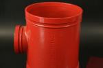 200 Degree Temperature Grooved Tee Fittings With 3 Ends / High Pressure