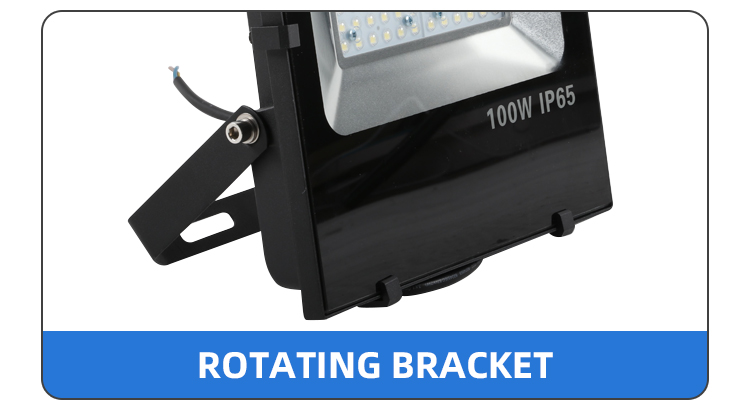 100W Outdoor LED Flood Light IP65 Waterproof with Sensor 6500K 10000Lm Security Light White Floodlight