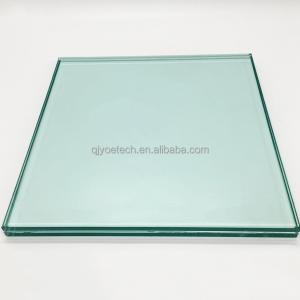 China Tempered Light Green PVB Colored Laminated Safety Glass for Kitchen Staircase Decoration factory
