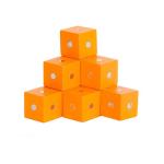 Educational Square Cube Rainbow Magnetic Blocks 10pc 2X2X2cm Wooden