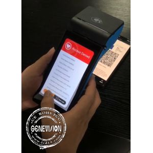 Portable PCAP Touch Screen Digital Signage With Printer