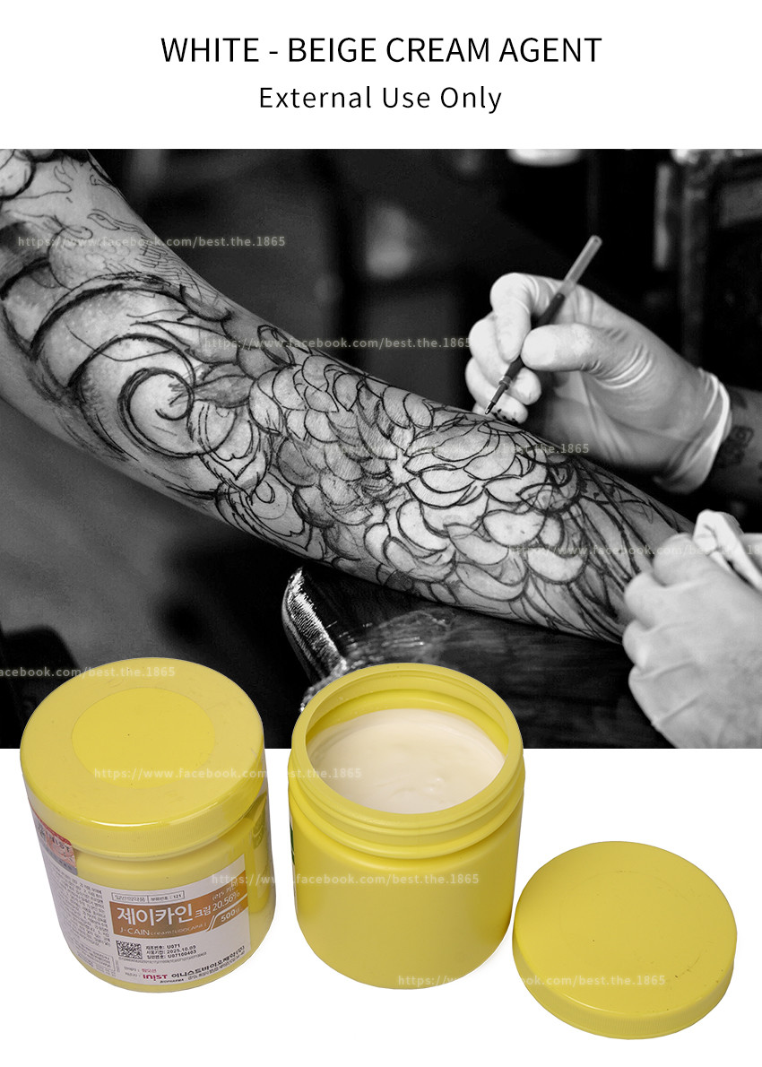 J CAIN 500g 29.9% Tattoo Numbing Cream Original Quality Green Label 15.6%/29.9% OEM Package Good Price