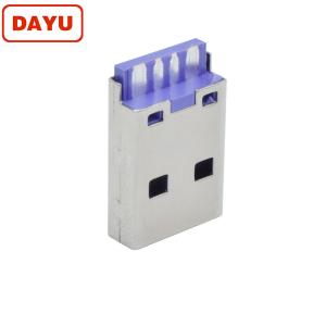 China 5 Amp Short Body USB A Male Connector With Long Service Time factory