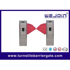 China Flap Barrier Gate With Widen Flap and Safe Internal Construction Design For Access Control System factory