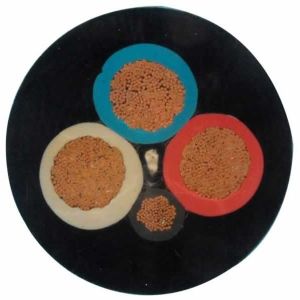 China Oil Resistant Rubber 450V 4x1.5mm² Flexible Welding Cable factory