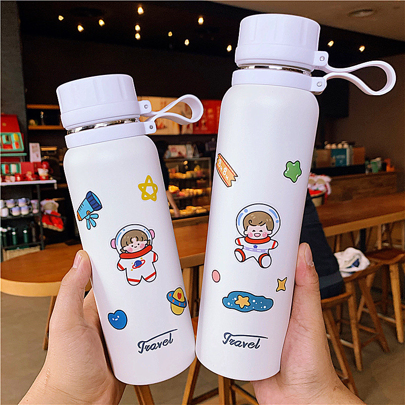 Hot Sale Customized 40pcs Double Wall Vacuum Flask Stainless Steel Water Bottle PC Material Sports Design Style Wide Target